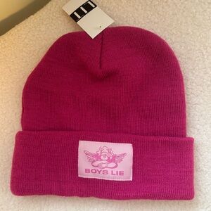 Boys Lie Fuschia Beanie